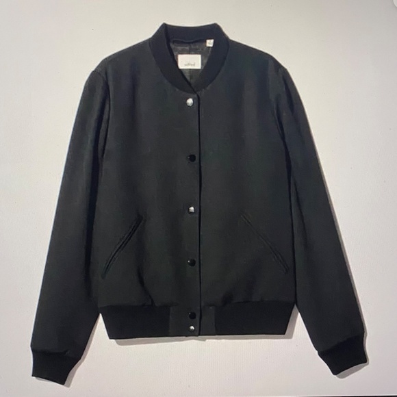 WILFRED ARITZIA Poussin Black Bomber Jacket ASO Betty Cooper in Riverdale M - Picture 6 of 16
